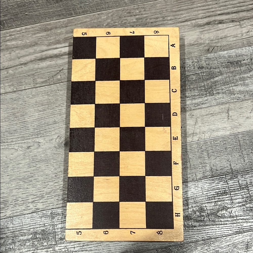 Wooden Chess Board - Black and Brown